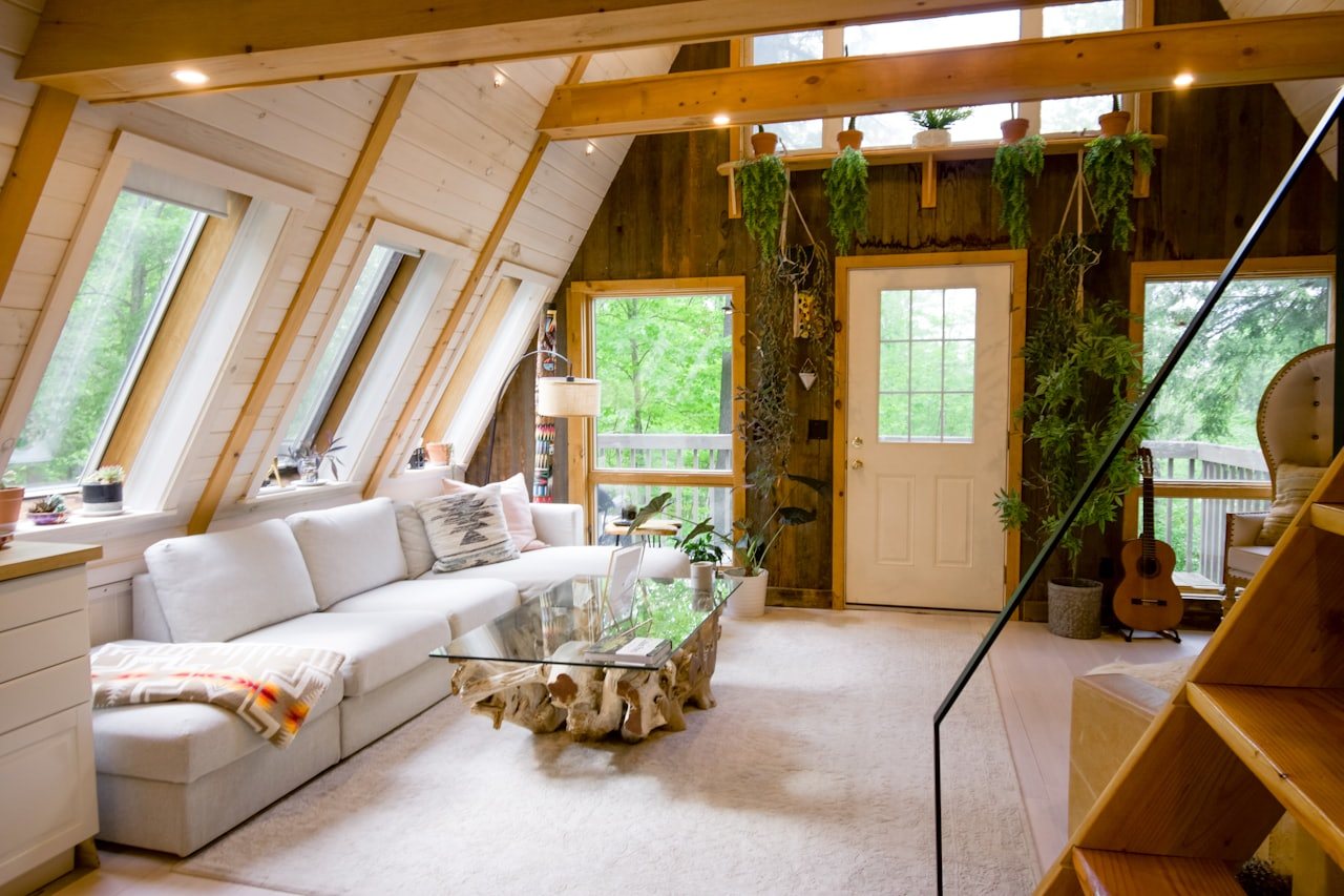 Dachgeschosswohnung mit Holzbalken